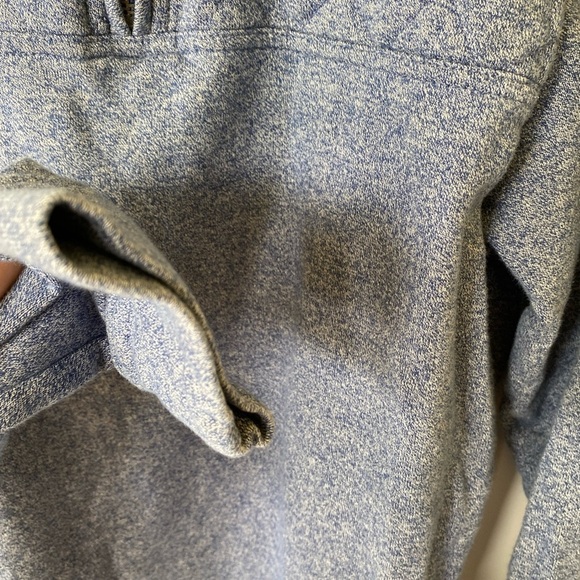 BANANA Republic blue quarter zip sweater - Picture 6 of 9
